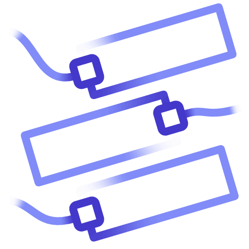 Graphics depicting connectivity and integration.
